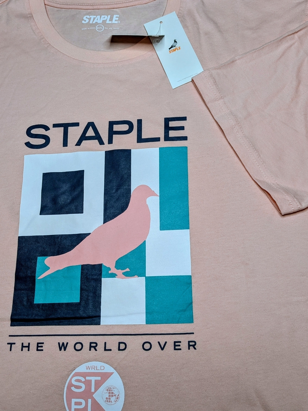 Staple Pigeon Pink Graphic Tee 2XL NWT